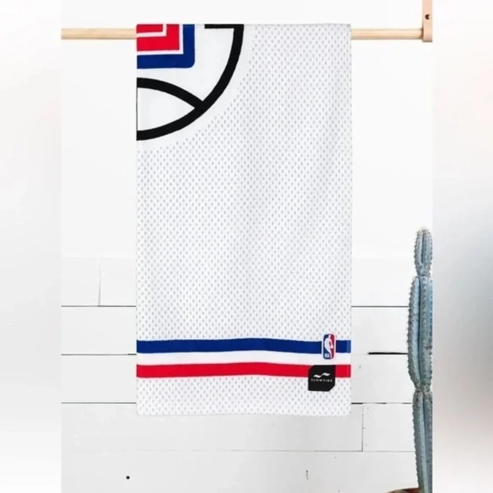 Slowtide NBA Los Angeles Clippers Jersey Quick Drying Travel Towel White